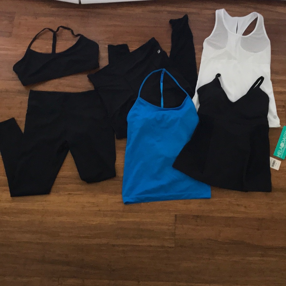 Lot of workout clothes, some NWT!